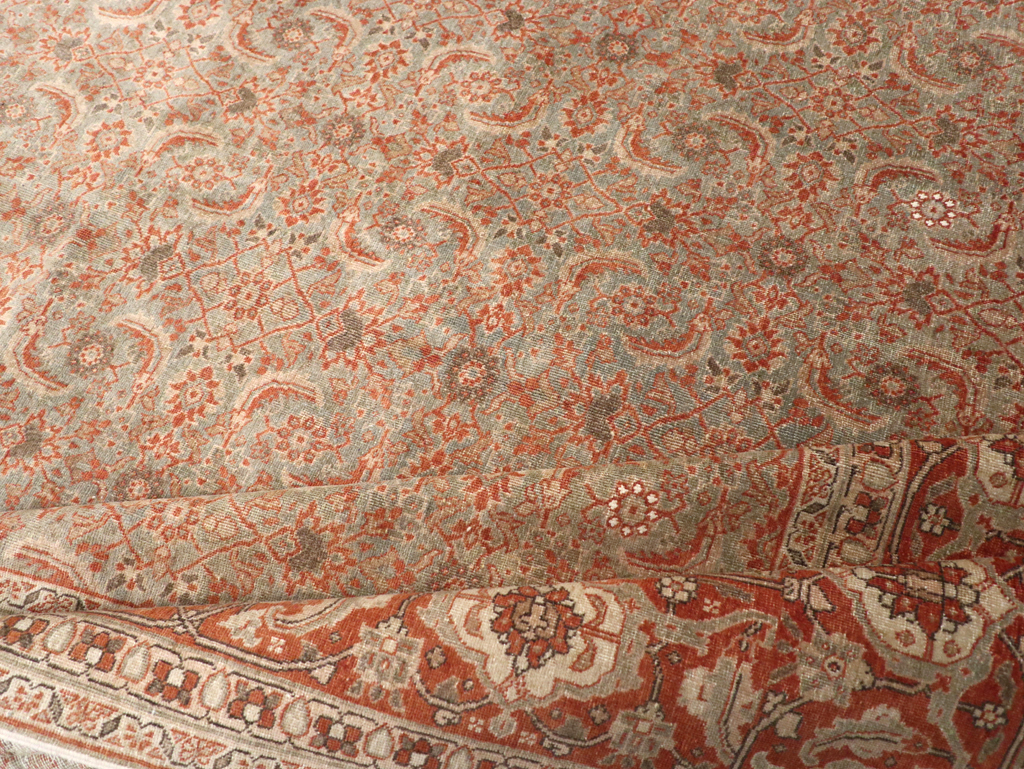 Antique Persian Tabriz Carpet, No.20180 - Gsblank
