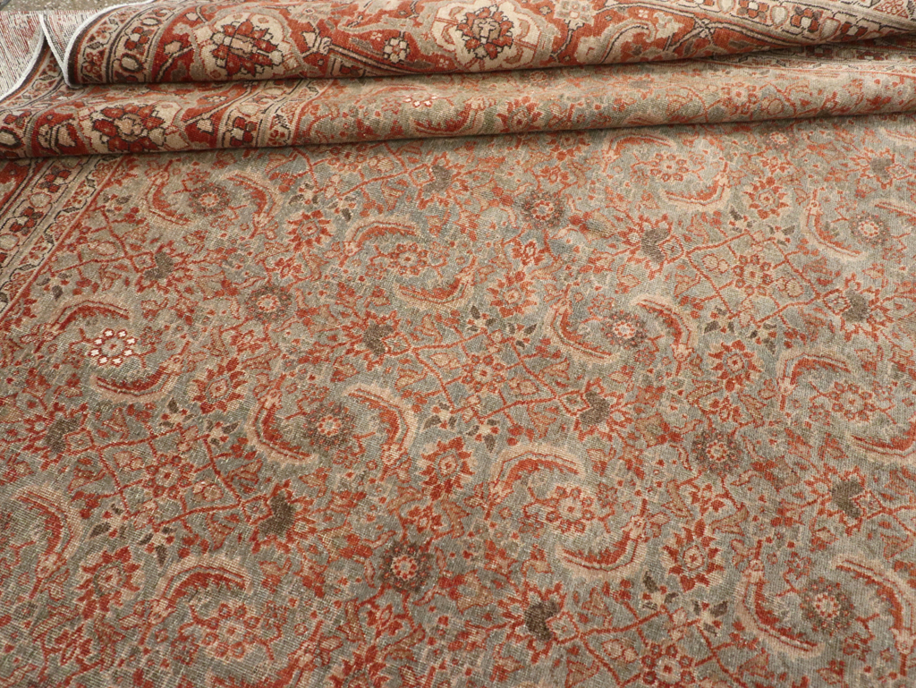 Antique Persian Tabriz Carpet, No.20180 - Gsblank