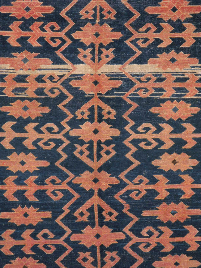 Antique East Turkestan Kirghiz Carpet, No.20197 - Gsblank