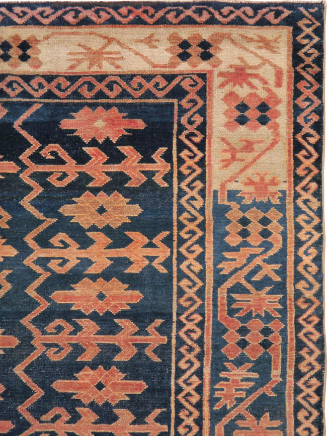 Antique East Turkestan Kirghiz Carpet, No.20197 - Gsblank
