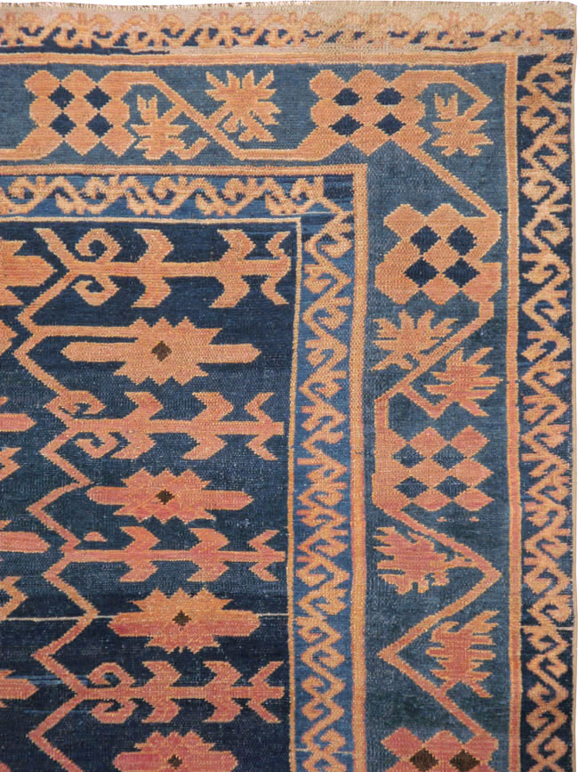 Antique East Turkestan Kirghiz Carpet, No.20197 - Gsblank