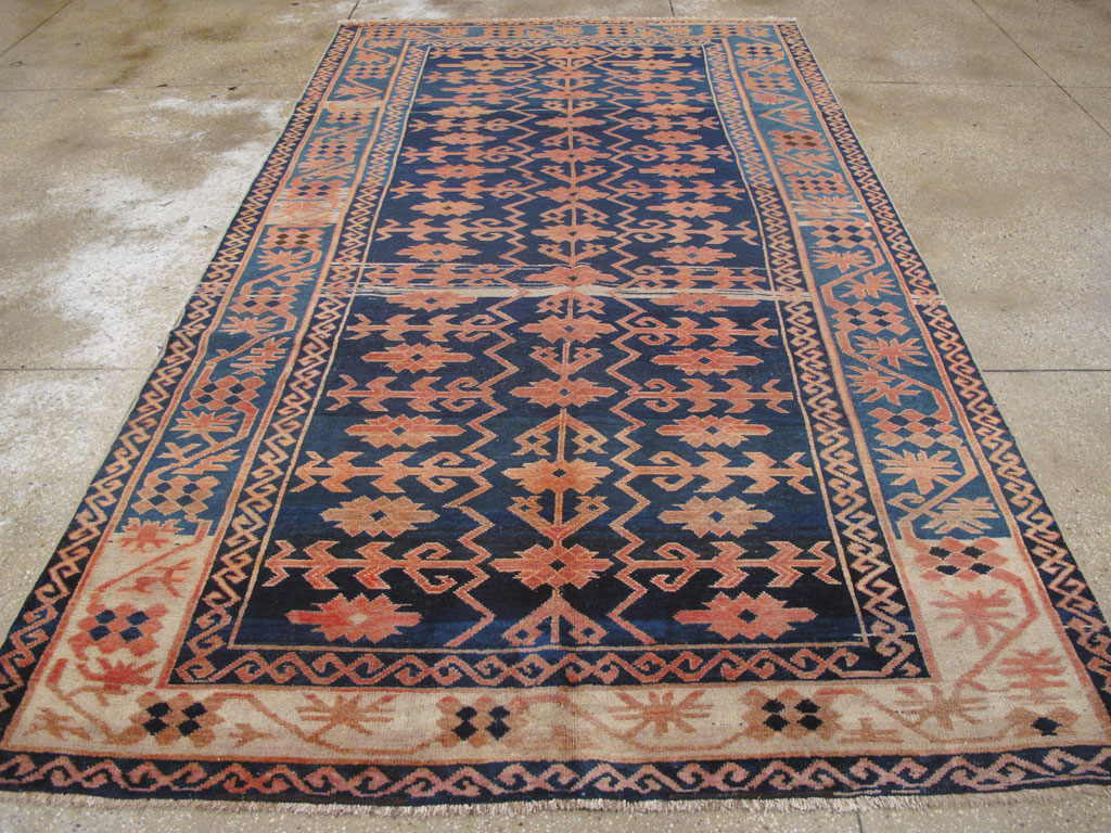 Antique East Turkestan Kirghiz Carpet, No.20197 - Gsblank