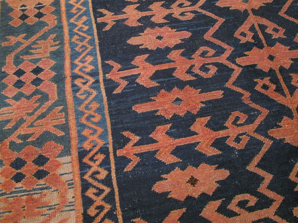 Antique East Turkestan Kirghiz Carpet, No.20197 - Gsblank