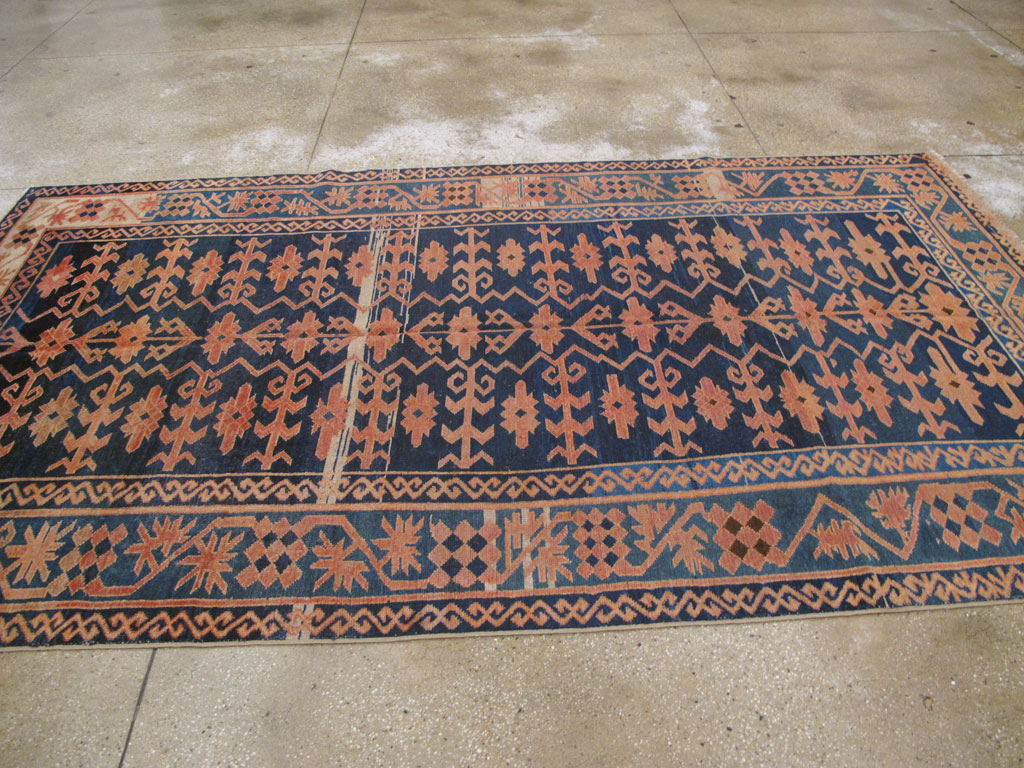 Antique East Turkestan Kirghiz Carpet, No.20197 - Gsblank