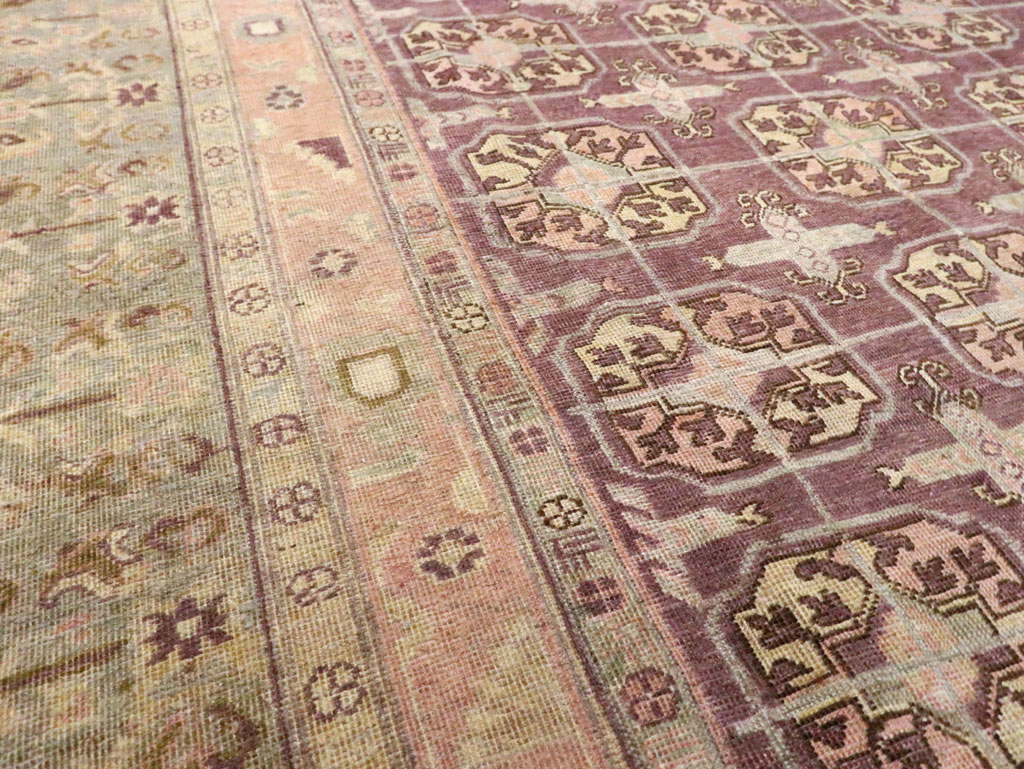 Antique East Turkestan Khotan Room Size Carpet, No.20211 - Gsblank