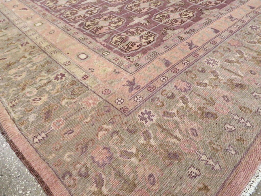 Antique East Turkestan Khotan Room Size Carpet, No.20211 - Gsblank