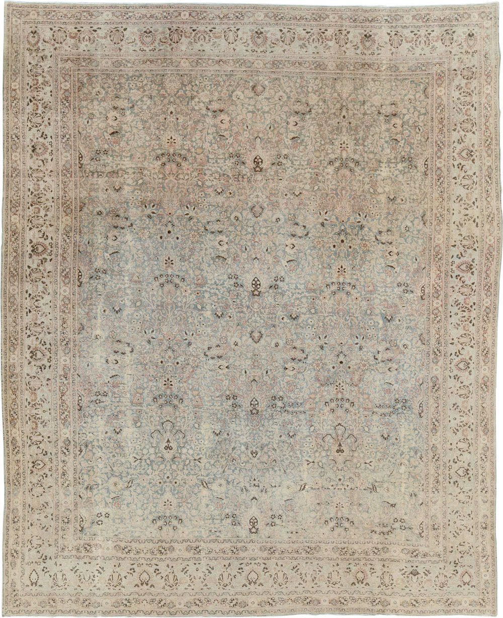 Antique Persian Mashad Large Room Size Carpet, No.20217 - Gsblank