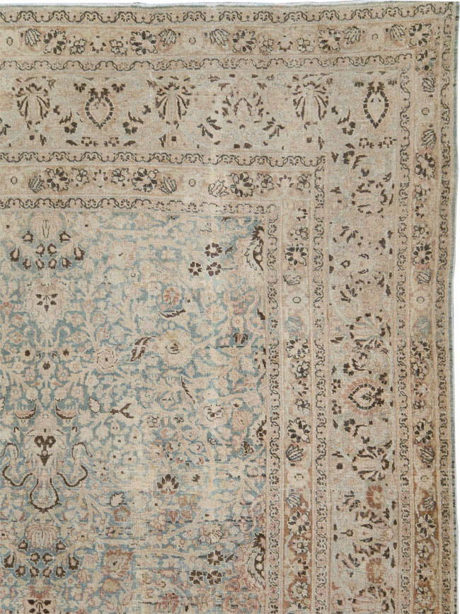 Antique Persian Mashad Large Room Size Carpet, No.20217 - Gsblank