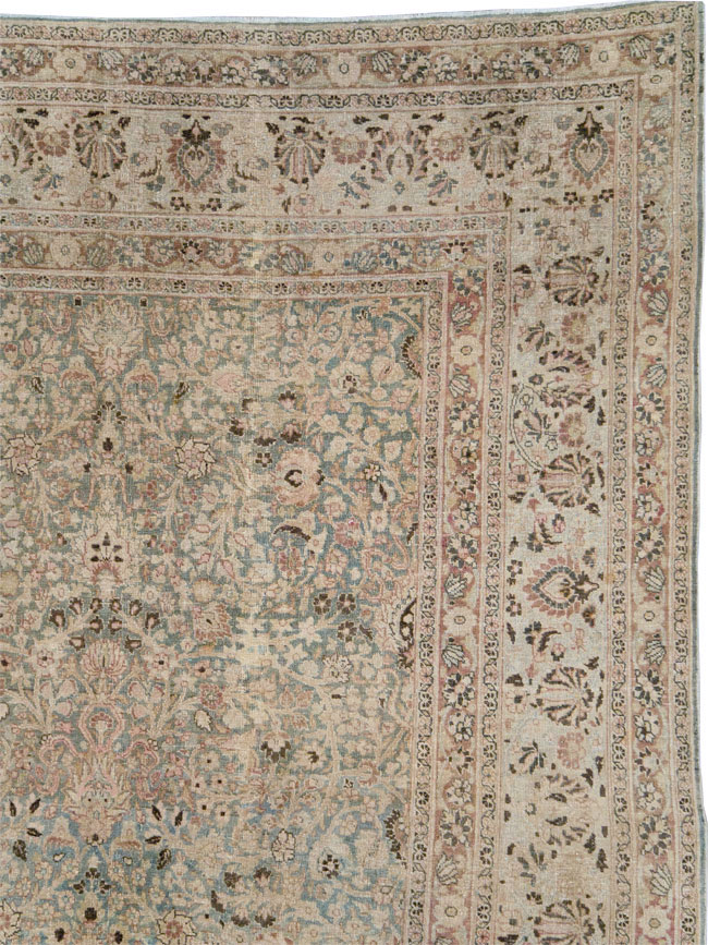 Antique Persian Mashad Large Room Size Carpet, No.20217 - Gsblank
