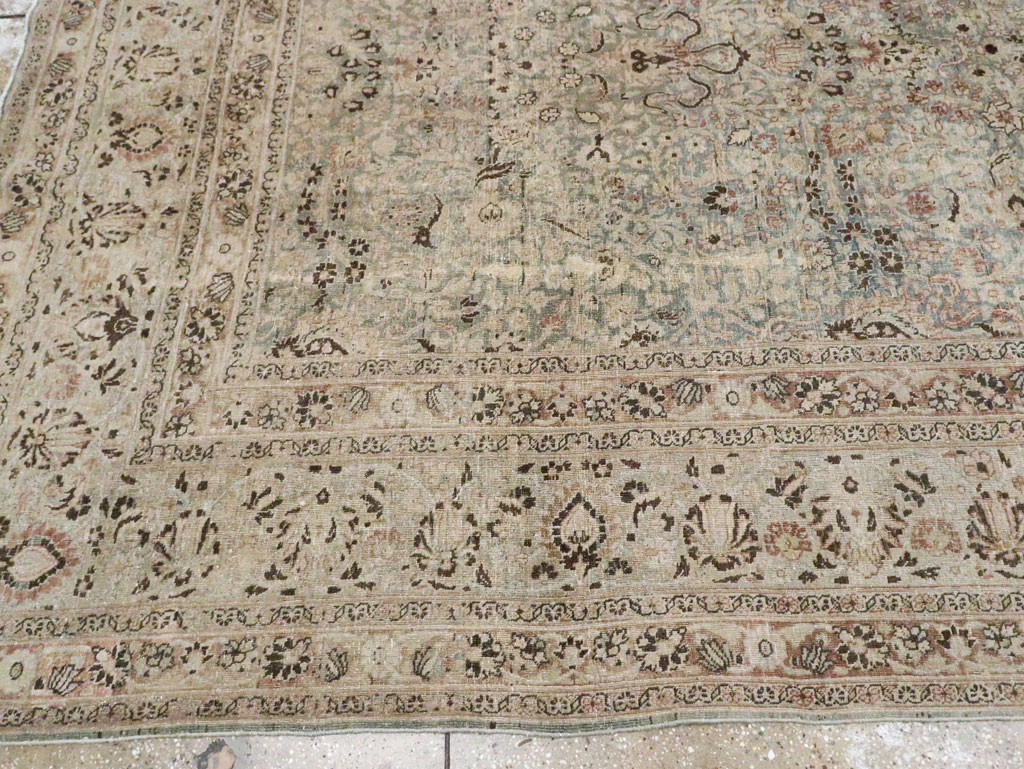 Antique Persian Mashad Large Room Size Carpet, No.20217 - Gsblank