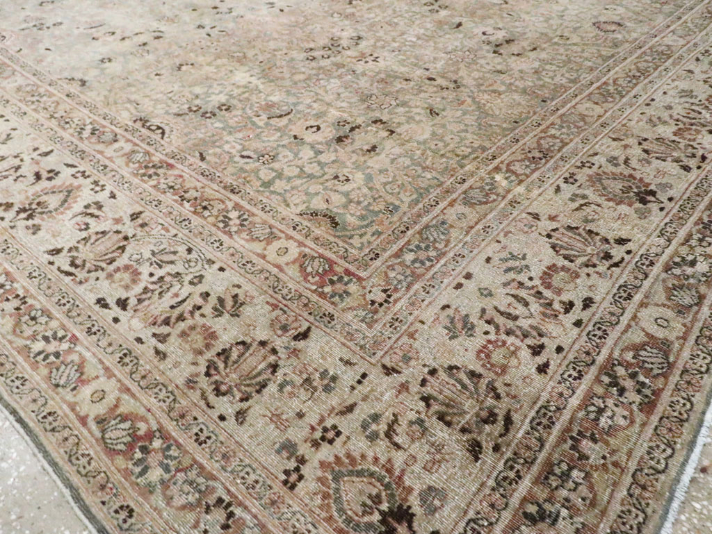 Antique Persian Mashad Large Room Size Carpet, No.20217 - Gsblank