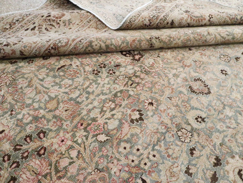 Antique Persian Mashad Large Room Size Carpet, No.20217 - Gsblank