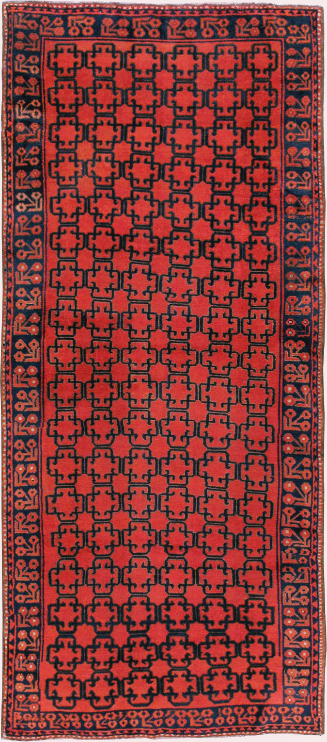 Antique East Turkestan Kirghiz Gallery Rug, No.20219 - Gsblank