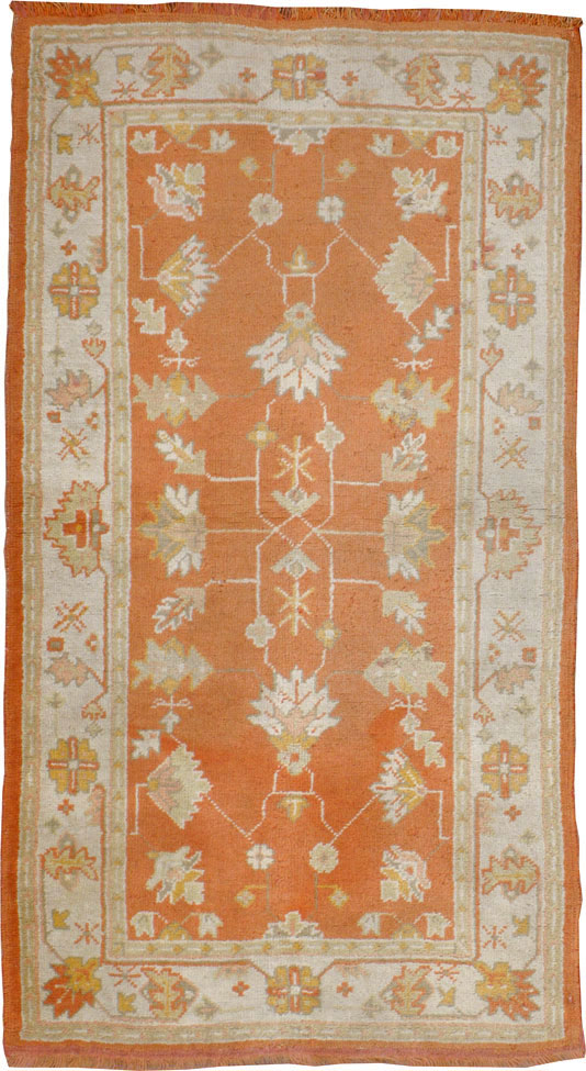 Antique Turkish Oushak Rug, No.20221 - Gsblank