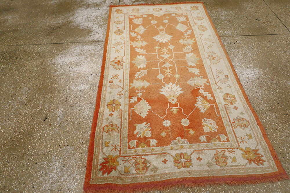 Antique Turkish Oushak Rug, No.20221 - Gsblank