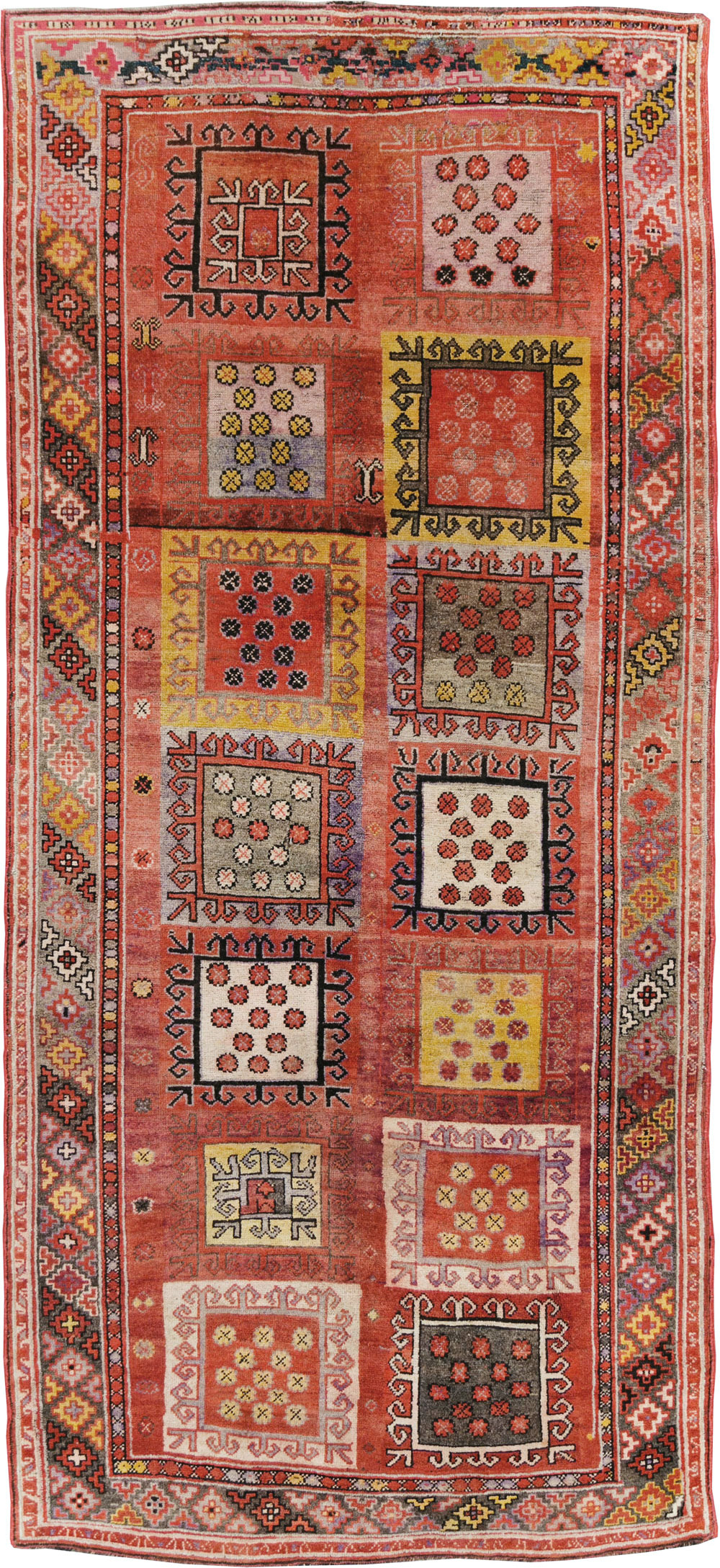 Antique East Turkestan Khotan Gallery Rug, No.20231 - Gsblank