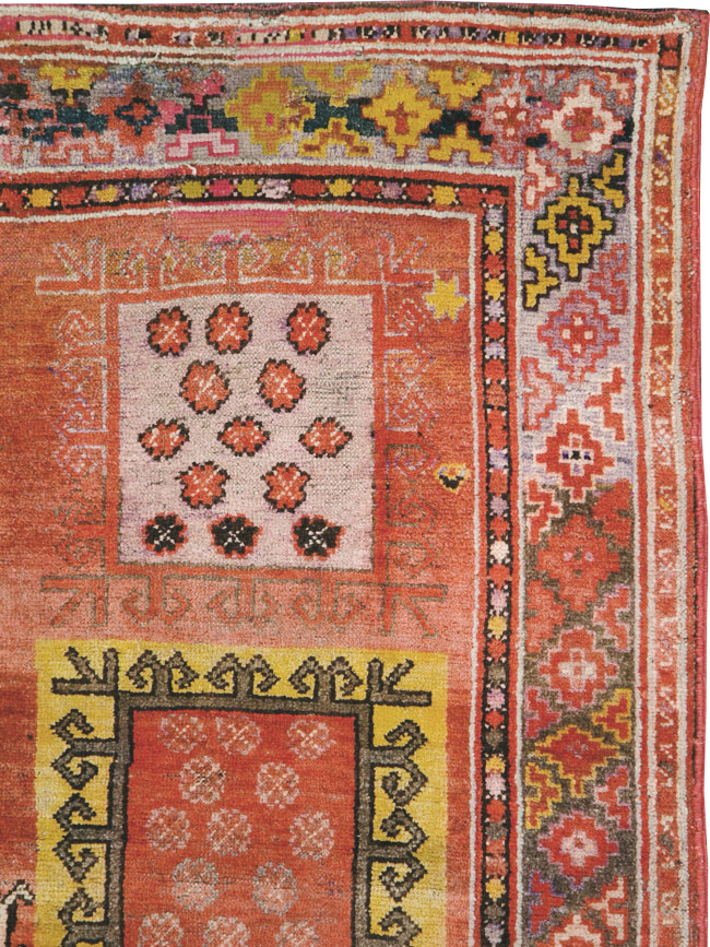 Antique East Turkestan Khotan Gallery Rug, No.20231 - Gsblank