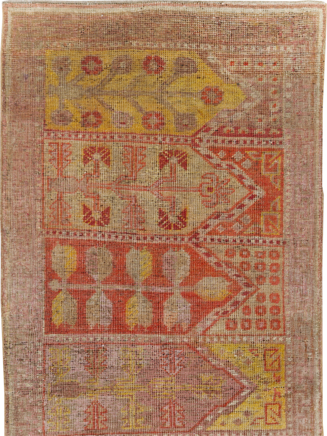 Antique East Turkestan Khotan Saph Runner, No.20233 - Gsblank