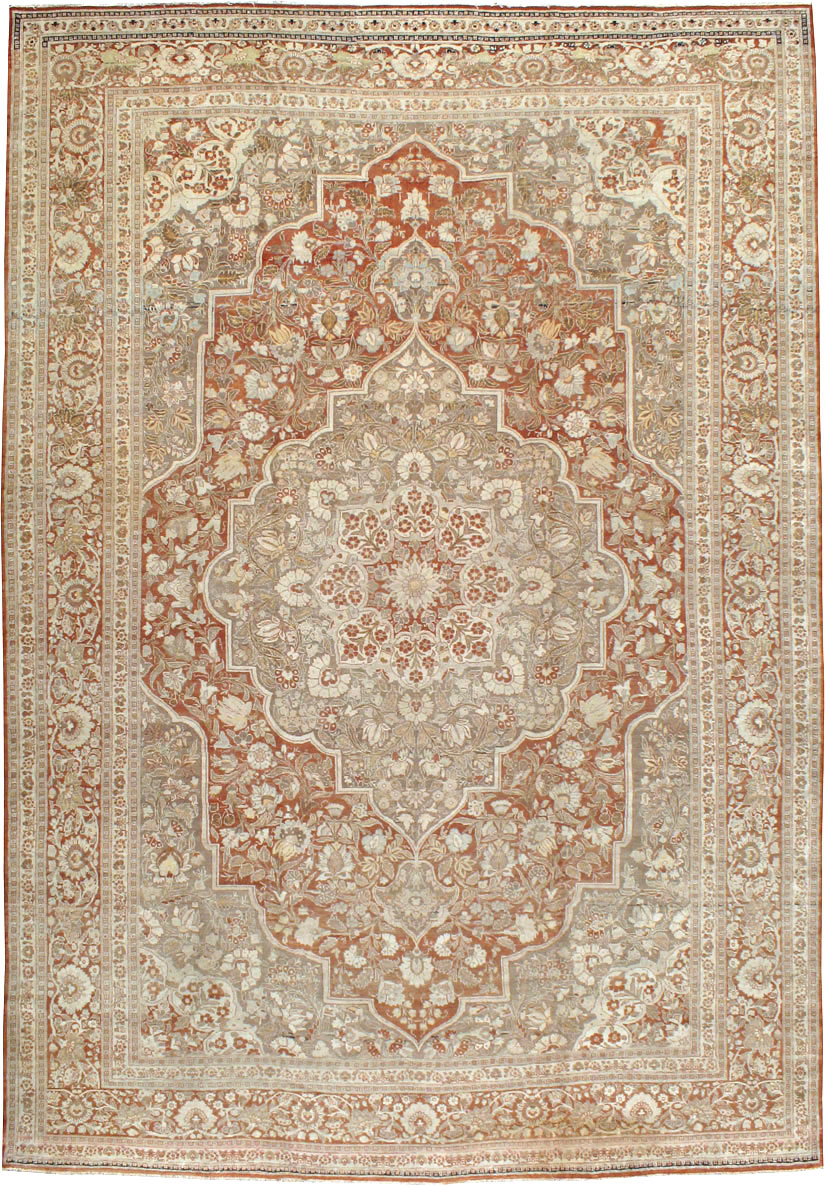 Antique Tabriz Hagi Jalili Carpet, No.20236 - Gsblank