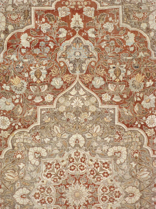 Antique Tabriz Hagi Jalili Carpet, No.20236 - Gsblank