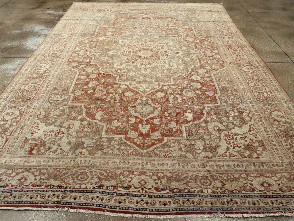 Antique Tabriz Hagi Jalili Carpet, No.20236 - Gsblank