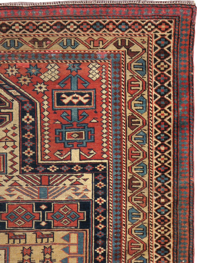 Antique Caucasian Shirvan Rug, No.20242 - Gsblank