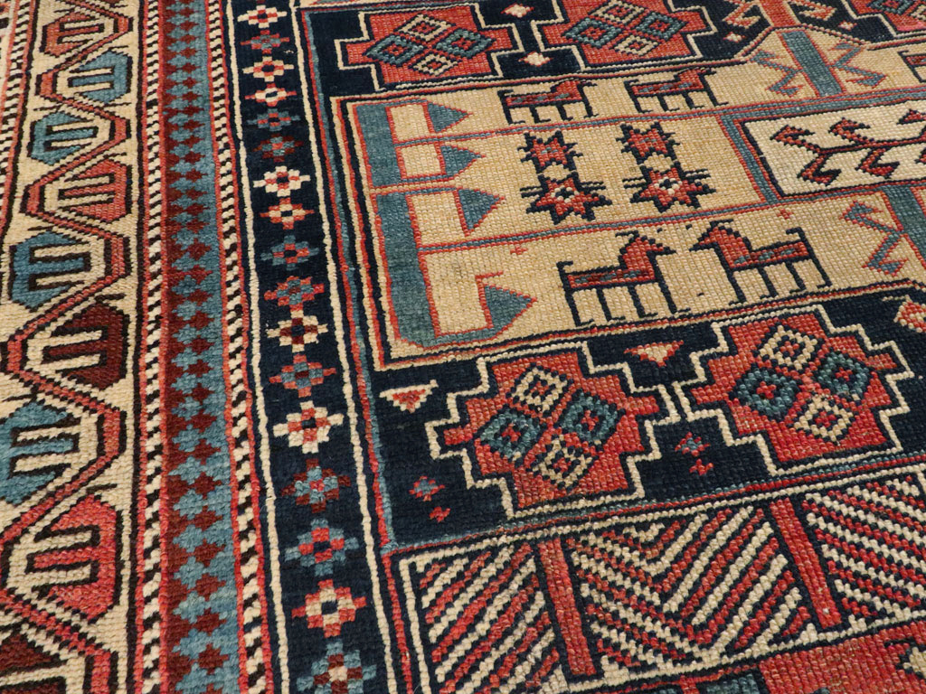 Antique Caucasian Shirvan Rug, No.20242 - Gsblank