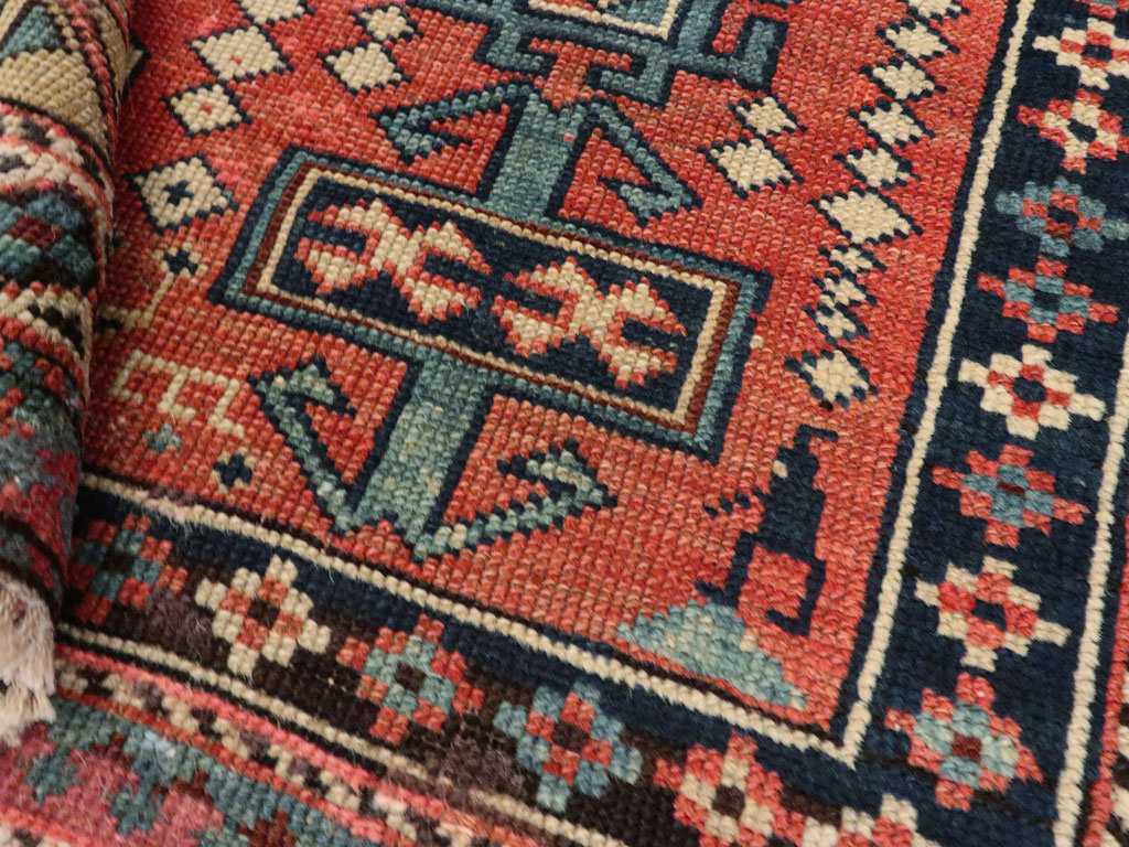 Antique Caucasian Shirvan Rug, No.20242 - Gsblank