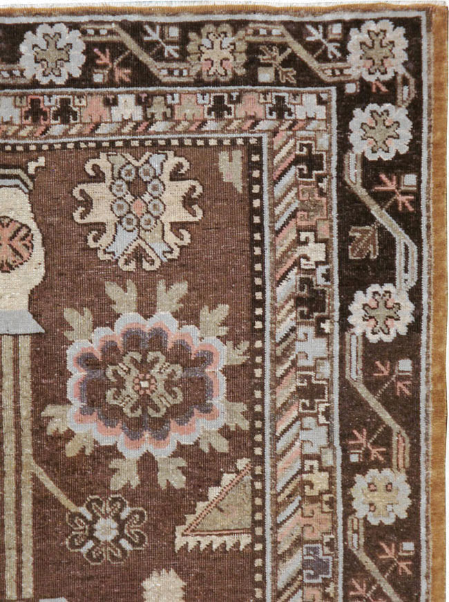 Antique East Turkestan Khotan Carpet, No.20263 - Gsblank