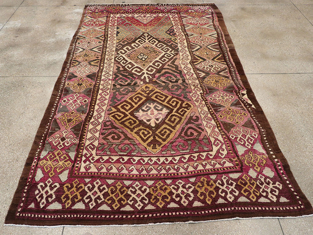 Antique Persian Kurdish Carpet, No.20270 - Gsblank