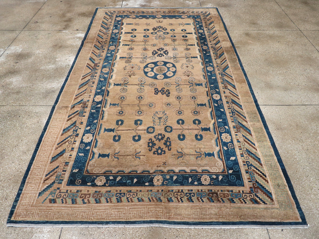 Antique East Turkestan Khotan Carpet, No.20271 - Gsblank