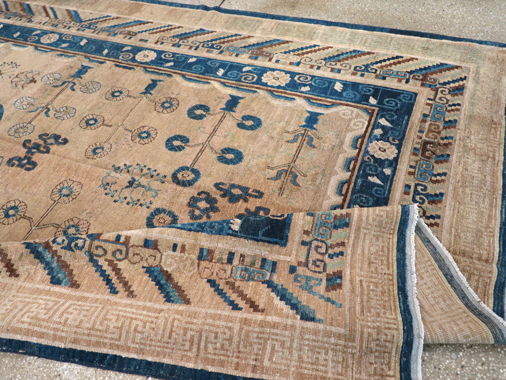 Antique East Turkestan Khotan Carpet, No.20271 - Gsblank