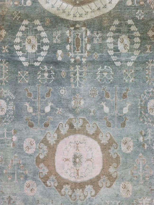 Antique East Turkestan Khotan Gallery Carpet, No.20277 - Gsblank