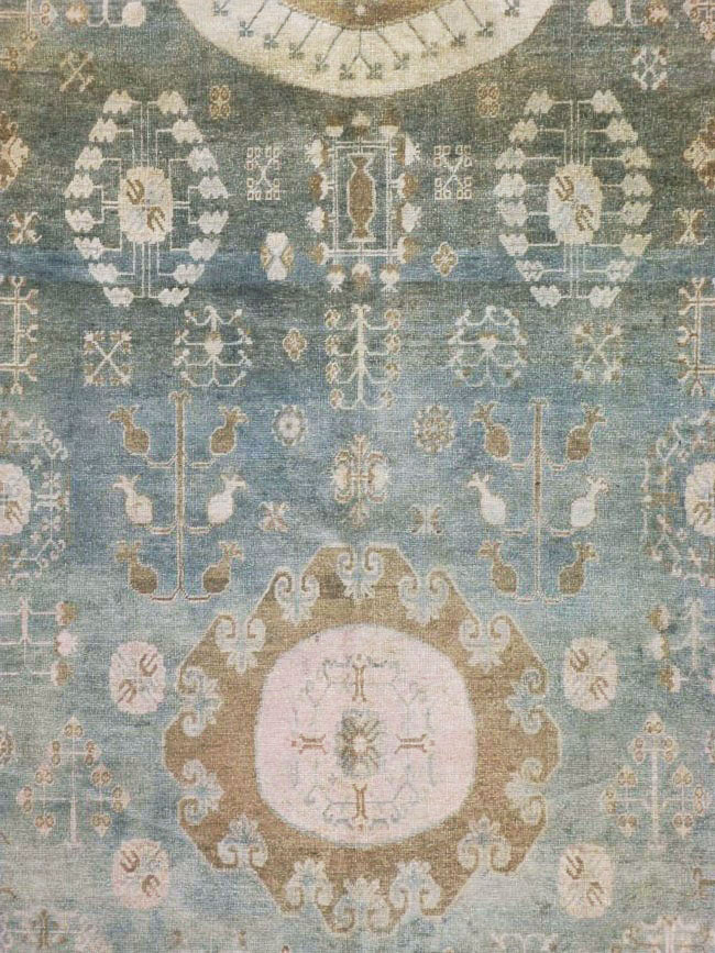 Antique East Turkestan Khotan Gallery Carpet, No.20277 - Gsblank