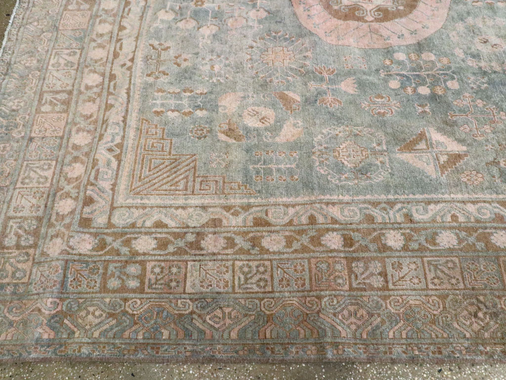 Antique East Turkestan Khotan Gallery Carpet, No.20277 - Gsblank