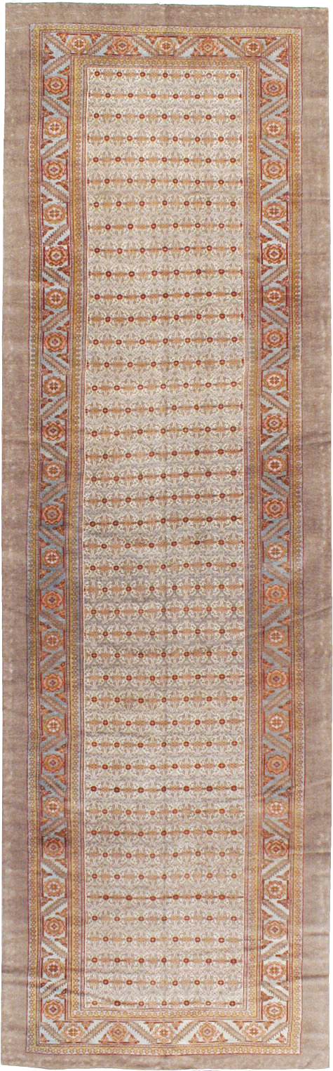 Antique Persian Serab Wide Gallery Runner, No.20289 - Gsblank
