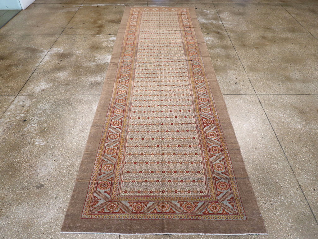 Antique Persian Serab Wide Gallery Runner, No.20289 - Gsblank