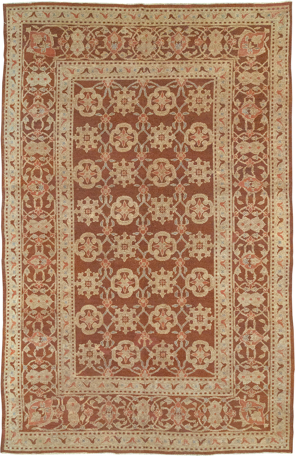 Vintage Indian Lahore Room Size Carpet, No.20307 - Gsblank