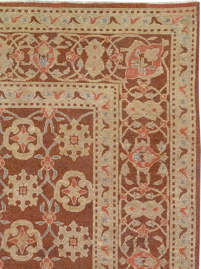 Vintage Indian Lahore Room Size Carpet, No.20307 - Gsblank