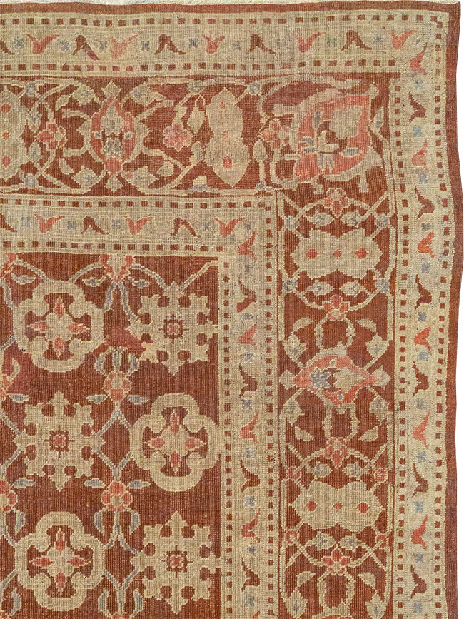 Vintage Indian Lahore Room Size Carpet, No.20307 - Gsblank