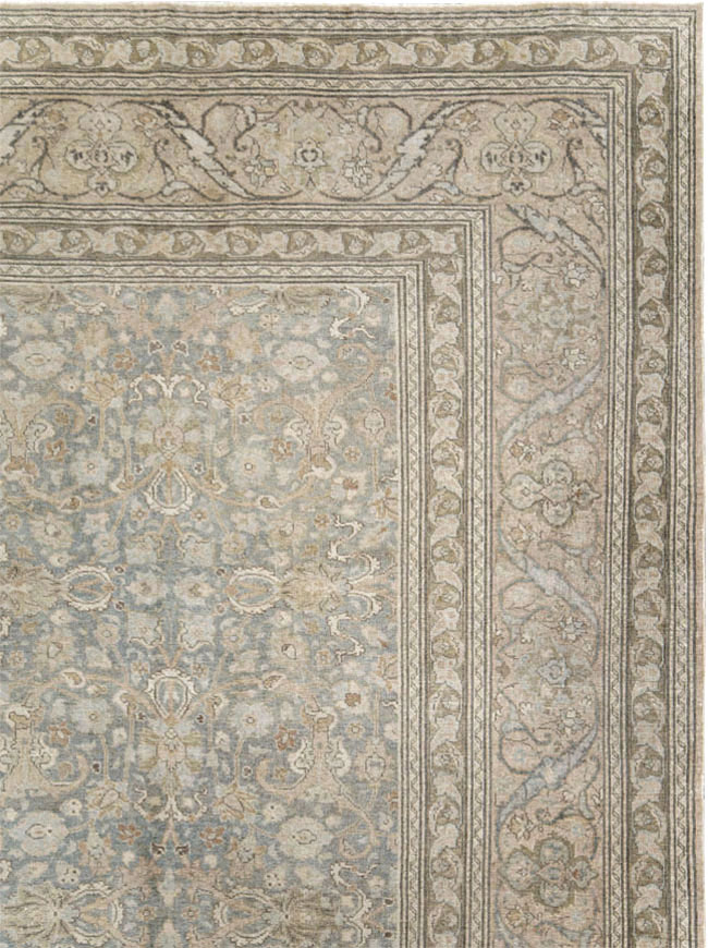 Vintage Persian Tabriz Carpet, No.20309 - Gsblank