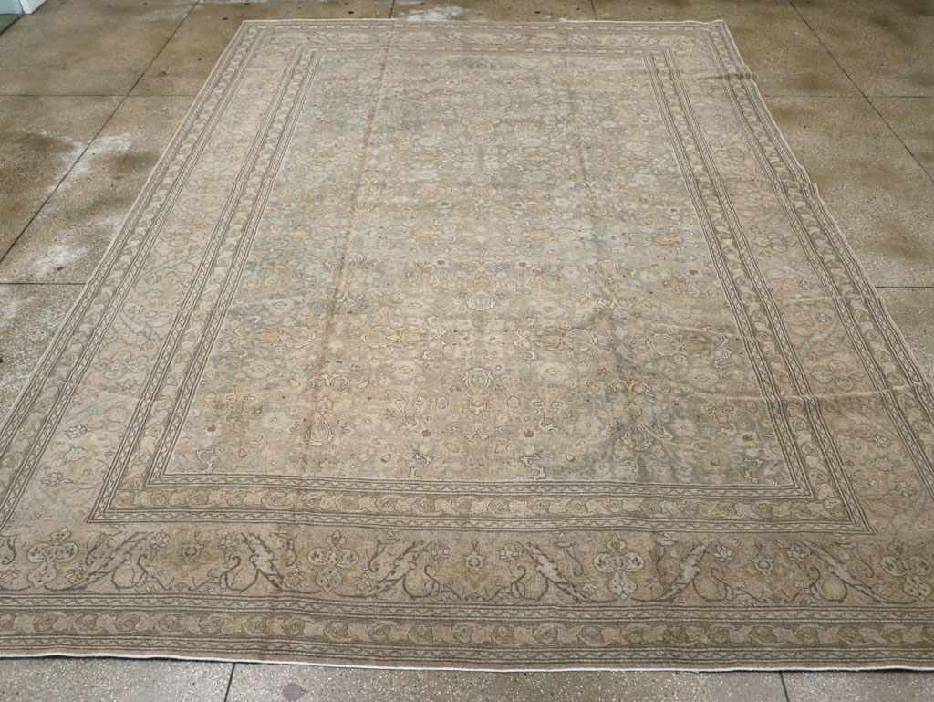 Vintage Persian Tabriz Carpet, No.20309 - Gsblank