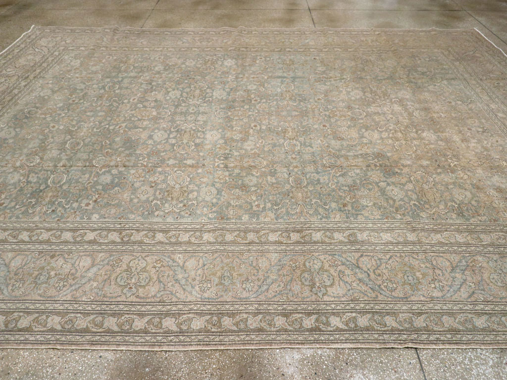 Vintage Persian Tabriz Carpet, No.20309 - Gsblank