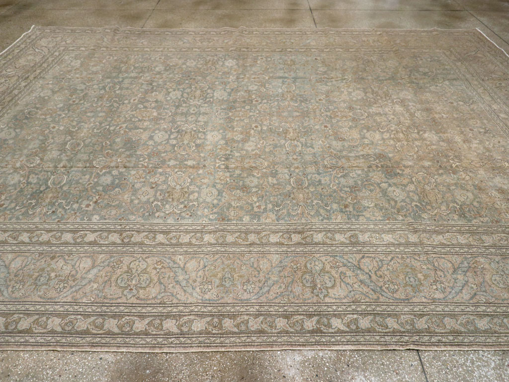 Vintage Persian Tabriz Carpet, No.20309 - Gsblank