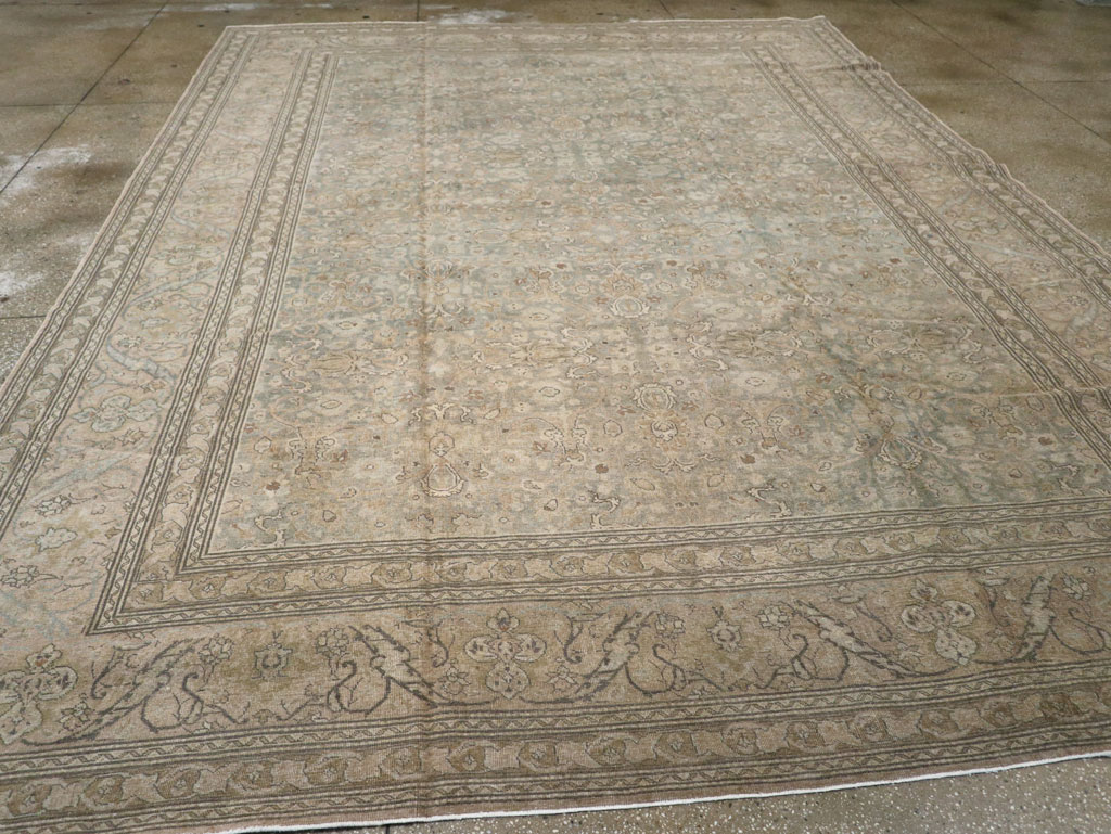 Vintage Persian Tabriz Carpet, No.20309 - Gsblank