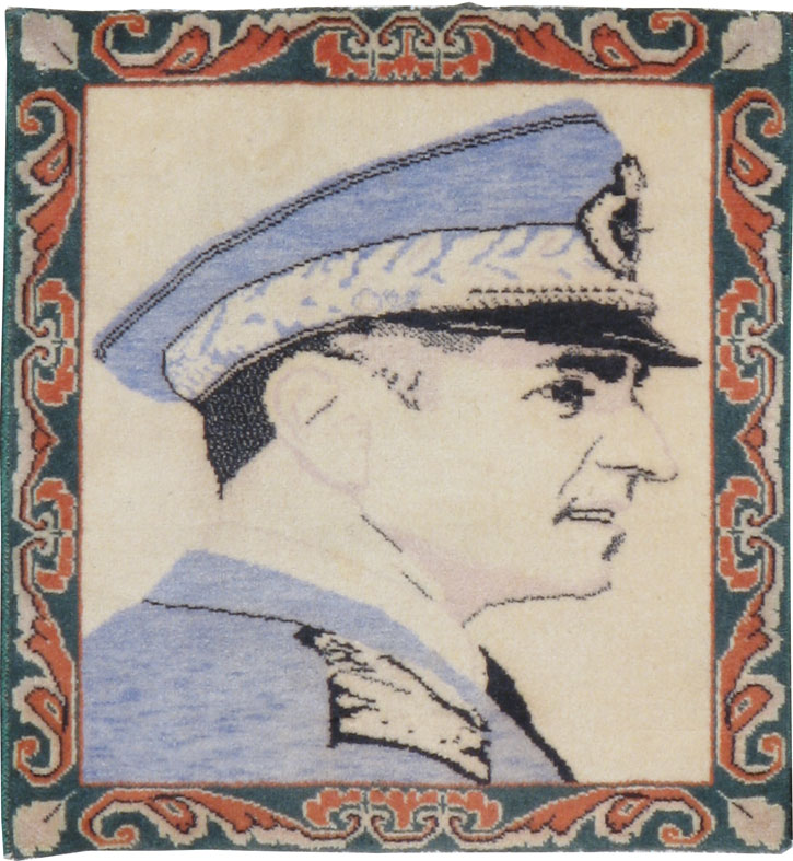 Vintage Persian Tabriz Pictorial  Rug, No.20311 - Gsblank