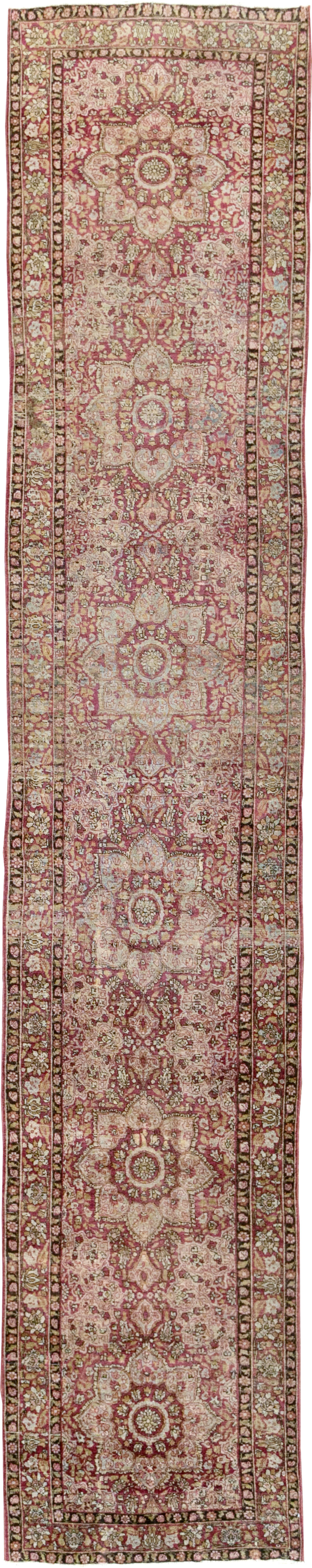 Antique Persian Mashad Runner, No.20313 - Gsblank