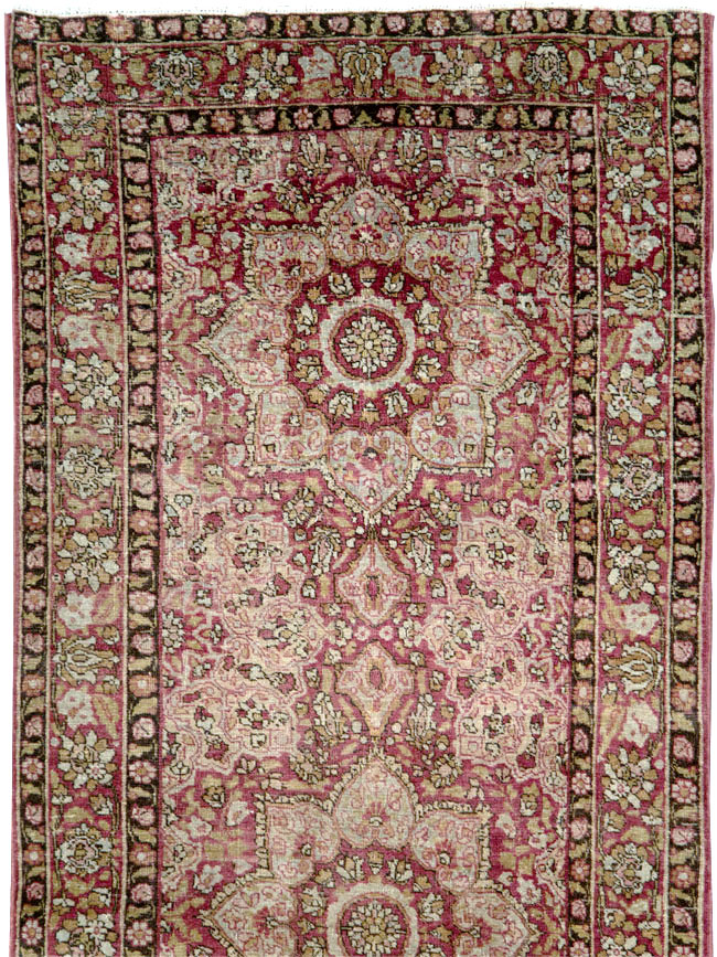 Antique Persian Mashad Runner, No.20313 - Gsblank