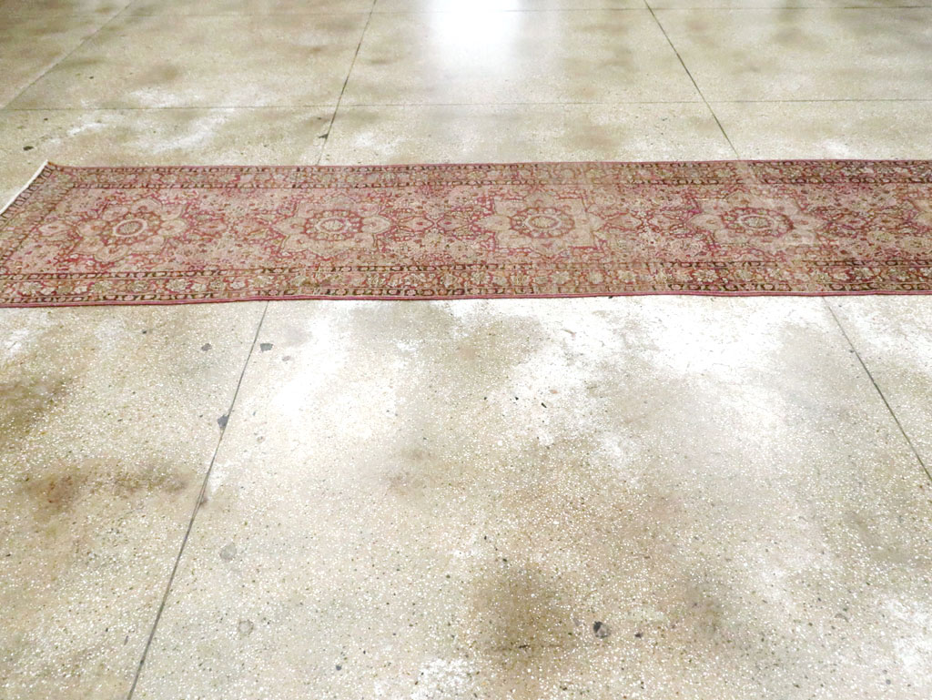Antique Persian Mashad Runner, No.20313 - Gsblank