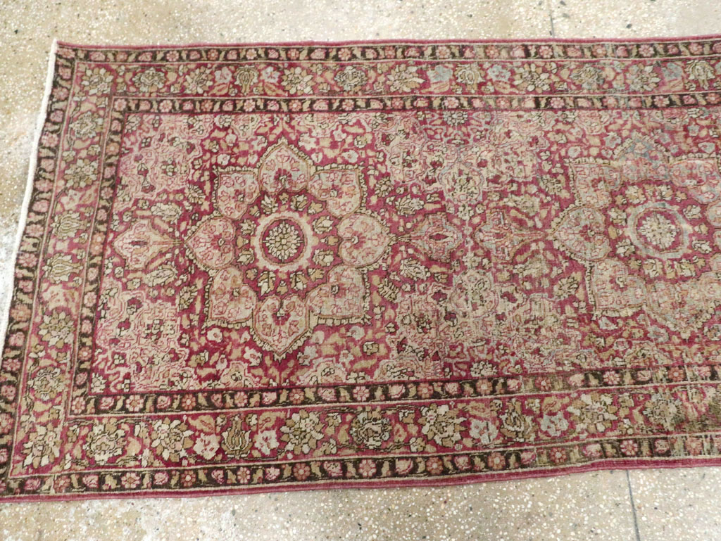 Antique Persian Mashad Runner, No.20313 - Gsblank